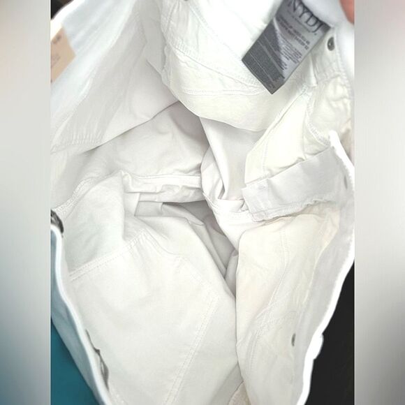 NWT NYDJ Joni capri Relaxed Optic White Women's sz 18 White Cool Embrace spring - Picture 13 of 16